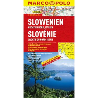 Marco Polo Länderkarte Slowenien, Kroatien Nord, Istrien 1:300.000 - Publicité Marco Polo Länderkarte Slowenien, Kroatien Nord, Istrien 1:300.000 - Publicité