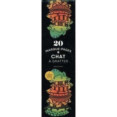 Collectif Chat : 20 Marque-Pages À Gratter - Publicité Collectif Chat : 20 Marque-Pages À Gratter - Publicité