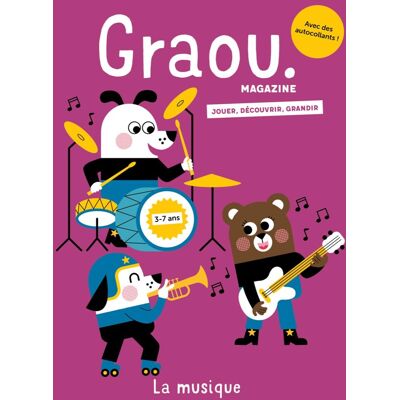 Graou Magazine, N° 40. La Musique - Publicité Graou Magazine, N° 40. La Musique - Publicité