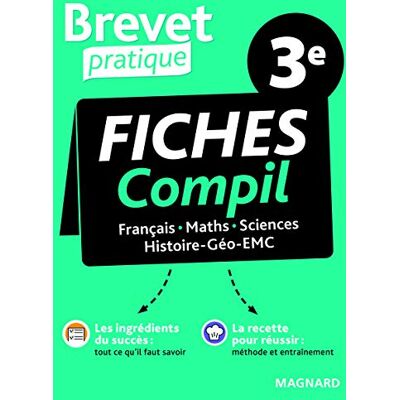 Collectif Fiches Compil 3e : Français, Maths, Sciences, Histoire Géo Emc - Publicité Collectif Fiches Compil 3e : Français, Maths, Sciences, Histoire Géo Emc - Publicité