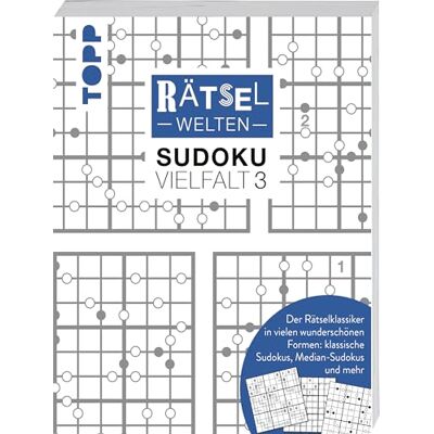 frechverlag Rätselwelten – Sudoku Vielfalt 3 Der Rätselklassiker In Vielen Wunderschönen Formen: Klassische Sudokus, Median-Sudokus Und Mehr: Über 150 Sudokus Zum Verschenken Und Knobeln - Publicité frechverlag Rätselwelten – Sudoku Vielfalt 3 Der Rätselklassiker In Vielen Wunderschönen Formen: Klassische Sudokus, Median-Sudokus Und Mehr: Über 150 Sudokus Zum Verschenken Und Knobeln - Publicité