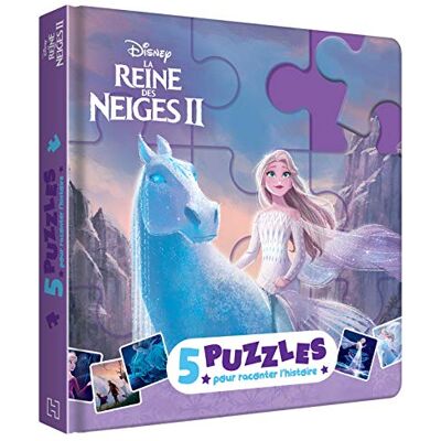 Disney La Reine Des Neiges Ii : 5 Puzzles Pour Raconter L'Histoire - Publicité Disney La Reine Des Neiges Ii : 5 Puzzles Pour Raconter L'Histoire - Publicité