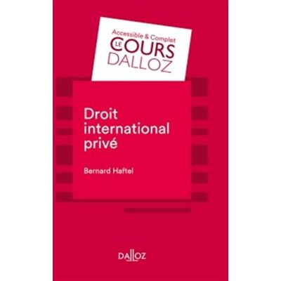 Droit International Privé, 2018 - Publicité Droit International Privé, 2018 - Publicité