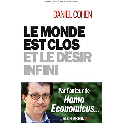 Daniel Cohen Le Monde Est Clos Et Le Désir Infini - Publicité Daniel Cohen Le Monde Est Clos Et Le Désir Infini - Publicité