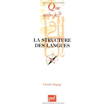 C Hagege La Structure Des Langues - Publicité C Hagege La Structure Des Langues - Publicité