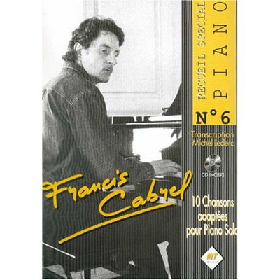 HIT Francis Cabrel Piano N.6+cd - Publicité HIT Francis Cabrel Piano N.6+cd - Publicité