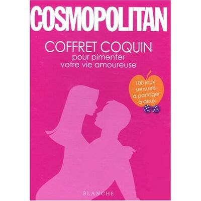 Blanche Éditions Cosmopolitan : Coffret Coquin Pour Pimenter Votre Vie Amoureuse : 100 Jeux Sensuels À Partager À Deux - Publicité Blanche Éditions Cosmopolitan : Coffret Coquin Pour Pimenter Votre Vie Amoureuse : 100 Jeux Sensuels À Partager À Deux - Publicité