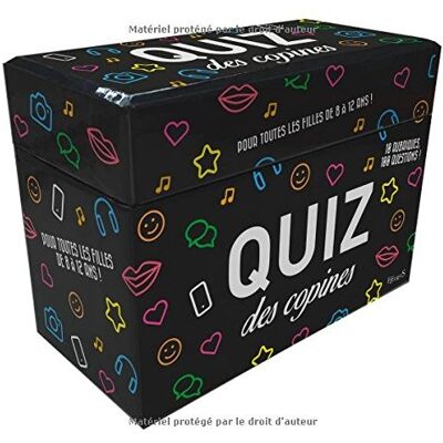 Fleurus Quiz Des Copines : 10 Rubriques, 100 Questions ! - Publicité Fleurus Quiz Des Copines : 10 Rubriques, 100 Questions ! - Publicité