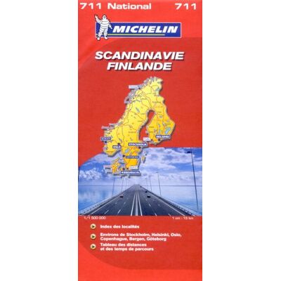 Michelin Scandinavie Finlande : 1/1 500 000 - Publicité Michelin Scandinavie Finlande : 1/1 500 000 - Publicité