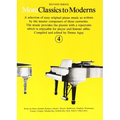 Various More Classics To Moderns Book 4 Pf - Publicité Various More Classics To Moderns Book 4 Pf - Publicité