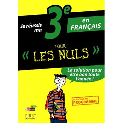 Hélène Papiernik Je Réussis Ma 3e En Français Pour Les Nuls - Publicité Hélène Papiernik Je Réussis Ma 3e En Français Pour Les Nuls - Publicité