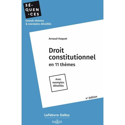 Arnaud Haquet Droit Constitutionnel En 11 Thèmes : Avec Exemples Détaillés - Publicité Arnaud Haquet Droit Constitutionnel En 11 Thèmes : Avec Exemples Détaillés - Publicité