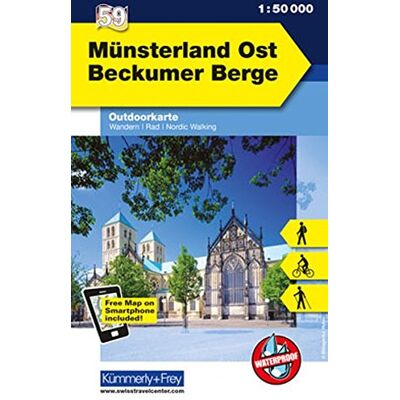 Kümmerly + Frey Münsterland Ost, Beckumer Berge: Nr. 59, Outdoorkarte Deutschland, 1:50 000, Mit Kostenlosem Download Für Smartphone (Kümmerly+frey Outdoorkarten Deutschland) - Publicité Kümmerly + Frey Münsterland Ost, Beckumer Berge: Nr. 59, Outdoorkarte Deutschland, 1:50 000, Mit Kostenlosem Download Für Smartphone (Kümmerly+frey Outdoorkarten Deutschland) - Publicité