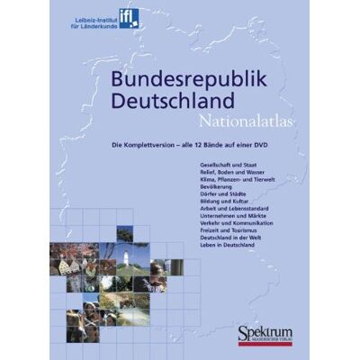 Nationalatlas Bundesrepublik Deutschland - Die Komplettversion: Alle 12 Bände Auf Einer Dvd - Publicité Nationalatlas Bundesrepublik Deutschland - Die Komplettversion: Alle 12 Bände Auf Einer Dvd - Publicité