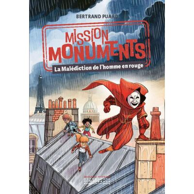 Bertrand Puard Mission Monuments. La Malédiction De L'Homme En Rouge - Publicité Bertrand Puard Mission Monuments. La Malédiction De L'Homme En Rouge - Publicité