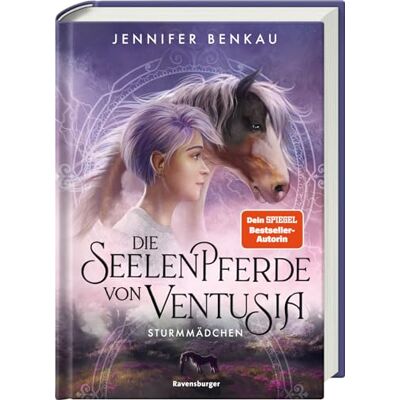 Jennifer Benkau Die Seelenpferde Von Ventusia, Band 3: Sturmmädchen (Abenteuerliche Pferdefantasy Ab 10 Jahren Von Der Dein-Spiegel-Bestsellerautorin) (Die Seelenpferde Von Ventusia, 3) - Publicité Jennifer Benkau Die Seelenpferde Von Ventusia, Band 3: Sturmmädchen (Abenteuerliche Pferdefantasy Ab 10 Jahren Von Der Dein-Spiegel-Bestsellerautorin) (Die Seelenpferde Von Ventusia, 3) - Publicité
