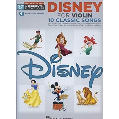 Easy Instrumental Play-Along: Disney For Violin (Hal Leonard Easy Instrumental Play-Along) - Publicité Easy Instrumental Play-Along: Disney For Violin (Hal Leonard Easy Instrumental Play-Along) - Publicité