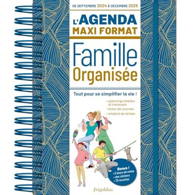 Play Bac L'Agenda Maxi Format De La Famille Organisée 2025 (De Sept. 2024 À Déc. 2025) - Publicité Play Bac L'Agenda Maxi Format De La Famille Organisée 2025 (De Sept. 2024 À Déc. 2025) - Publicité