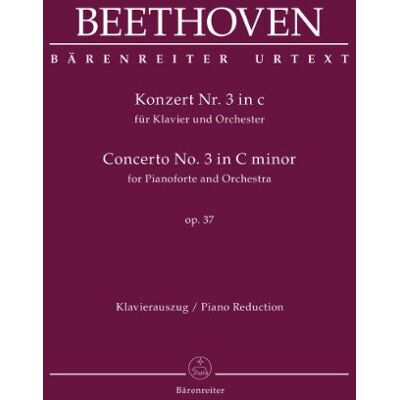 Beethoven, Ludwig Van Konzert Nr. 3 In C Für Klavier Und Orchester Op. 37: Klavierauszug Mit Separater Stimme Für Den Solisten - Publicité Beethoven, Ludwig Van Konzert Nr. 3 In C Für Klavier Und Orchester Op. 37: Klavierauszug Mit Separater Stimme Für Den Solisten - Publicité