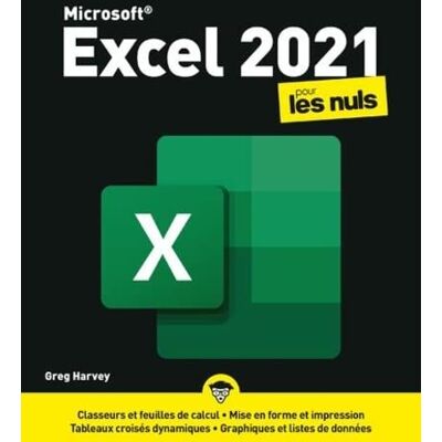 Greg Harvey Microsoft Excel 2021 Pour Les Nuls - Publicité Greg Harvey Microsoft Excel 2021 Pour Les Nuls - Publicité