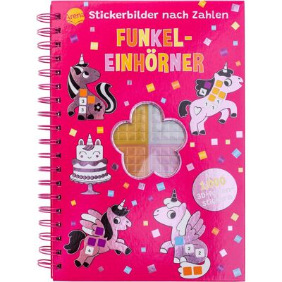 Stickerbilder Nach Zahlen. Funkel-Einhörner (Mit 1.000 3d-Mosaik-Folienstickern): Stickern Nach Zahlen Mit 1.000 Funkelnden 3d-Folienstickern In ... 4 Jahren. Einfache Beschäftigung Kindergarten - Publicité Stickerbilder Nach Zahlen. Funkel-Einhörner (Mit 1.000 3d-Mosaik-Folienstickern): Stickern Nach Zahlen Mit 1.000 Funkelnden 3d-Folienstickern In ... 4 Jahren. Einfache Beschäftigung Kindergarten - Publicité