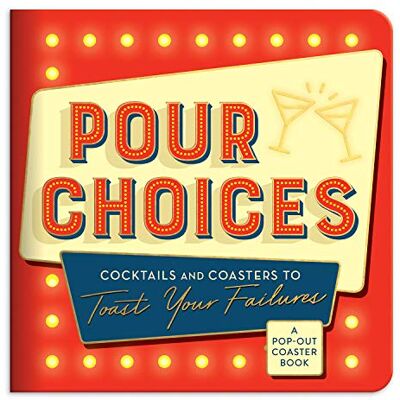 Galison Pour Choices Coaster Book - Publicité Galison Pour Choices Coaster Book - Publicité