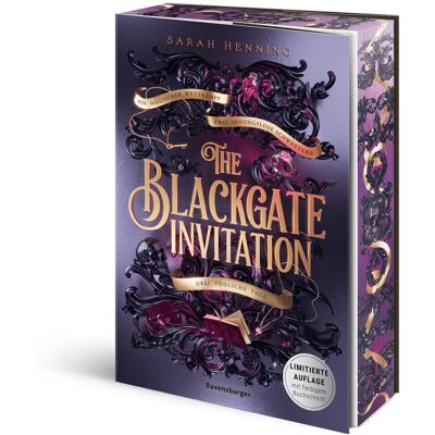 Sarah Henning The Blackgate Invitation (Magische Locked-Room-Mystery Mit Knisternder Slow-Burn-Liebesgeschichte Limitierte Auflage Mit Farbschnitt) - Publicité Sarah Henning The Blackgate Invitation (Magische Locked-Room-Mystery Mit Knisternder Slow-Burn-Liebesgeschichte Limitierte Auflage Mit Farbschnitt) - Publicité