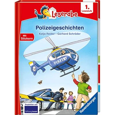 Katja Reider Polizeigeschichten - Leserabe 1. Klasse - Erstlesebuch Für Kinder Ab 6 Jahren (Leserabe - 1. Lesestufe) - Publicité Katja Reider Polizeigeschichten - Leserabe 1. Klasse - Erstlesebuch Für Kinder Ab 6 Jahren (Leserabe - 1. Lesestufe) - Publicité