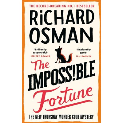 Richard Osman The Impossible Fortune - Publicité Richard Osman The Impossible Fortune - Publicité