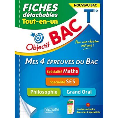 Collectif Tout-En-Un Terminale, Mes 4 Épreuves Du Bac, Fiches Détachables : Spécialité Maths, Spécialité Ses, Philosophie, Grand Oral : Nouveau Bac - Publicité Collectif Tout-En-Un Terminale, Mes 4 Épreuves Du Bac, Fiches Détachables : Spécialité Maths, Spécialité Ses, Philosophie, Grand Oral : Nouveau Bac - Publicité