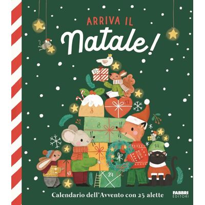 Arriva Il Natale! Calendario Dell'Avvento Con 25 Alette. Ediz. A Colori - Publicité Arriva Il Natale! Calendario Dell'Avvento Con 25 Alette. Ediz. A Colori - Publicité