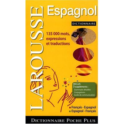 Larousse Espagnol : Dictionnaire De Poche Plus Français-Espagnol, Espagnol-Français - Publicité Larousse Espagnol : Dictionnaire De Poche Plus Français-Espagnol, Espagnol-Français - Publicité