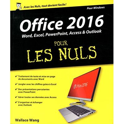 Wallace Wang Office 2016 Pour Les Nuls : Word, Excel, Powerpoint, Access & Outlook : Pour Windows - Publicité Wallace Wang Office 2016 Pour Les Nuls : Word, Excel, Powerpoint, Access & Outlook : Pour Windows - Publicité
