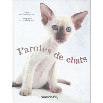 Gilles Laurendon Paroles De Chats - Publicité Gilles Laurendon Paroles De Chats - Publicité