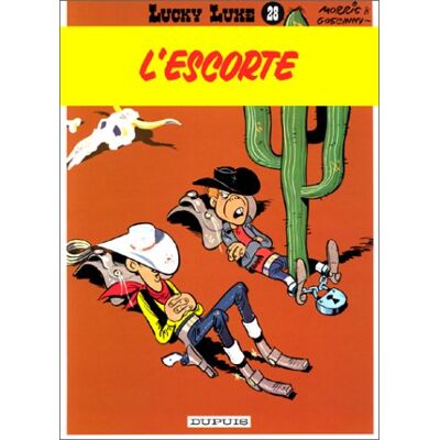 Morris Lucky Luke. Vol. 28. L'Escorte - Publicité Morris Lucky Luke. Vol. 28. L'Escorte - Publicité