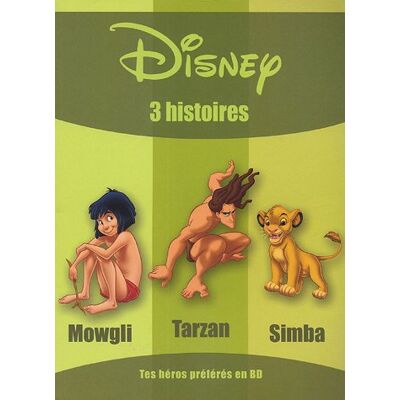 Disney Le Livre De La Jungle. Tarzan. Le Roi Lion - Publicité Disney Le Livre De La Jungle. Tarzan. Le Roi Lion - Publicité