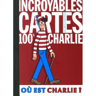 Gründ Incroyables Cartes 100 % Charlie : 30 Cartes Postales - Publicité Gründ Incroyables Cartes 100 % Charlie : 30 Cartes Postales - Publicité