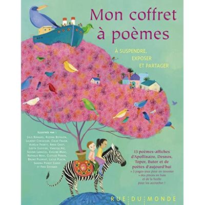 Collectif Mon Coffret À Poèmes : À Suspendre, Exposer Et Partager : 15 Poèmes-Affiches D'Apollinaire, Desnos, Topor Et De Poètes D'Aujourd'Hui - Publicité Collectif Mon Coffret À Poèmes : À Suspendre, Exposer Et Partager : 15 Poèmes-Affiches D'Apollinaire, Desnos, Topor Et De Poètes D'Aujourd'Hui - Publicité