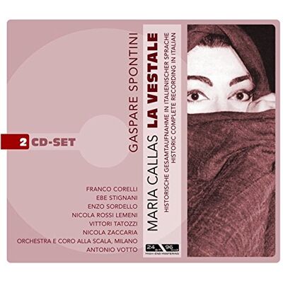Spontini - La Vestale - Maria Callas (2 Audio-Cds) - Publicité Spontini - La Vestale - Maria Callas (2 Audio-Cds) - Publicité