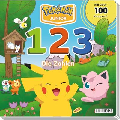 Pokémon Junior: 1 2 3 – Die Zahlen: Pappbilderbuch Mit Über 100 Klappen - Publicité Pokémon Junior: 1 2 3 – Die Zahlen: Pappbilderbuch Mit Über 100 Klappen - Publicité