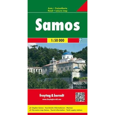 Freytag-Berndt und Artaria KG Samos, Autokarte 1:50.000: Toeristische Wegenkaart 1:50 000 (Freytag & Berndt Auto + Freizeitkarten) - Publicité Freytag-Berndt und Artaria KG Samos, Autokarte 1:50.000: Toeristische Wegenkaart 1:50 000 (Freytag & Berndt Auto + Freizeitkarten) - Publicité