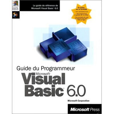 Microsoft Guide Du Programmeur Visual Basic 6.0. Avec Cd-Rom (Développer) - Publicité Microsoft Guide Du Programmeur Visual Basic 6.0. Avec Cd-Rom (Développer) - Publicité