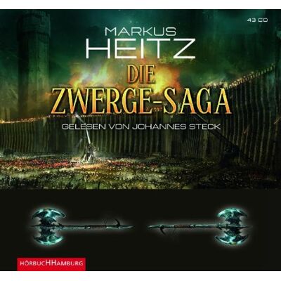 Markus Heitz Die Zwerge-Saga (43 Cds) - Publicité Markus Heitz Die Zwerge-Saga (43 Cds) - Publicité