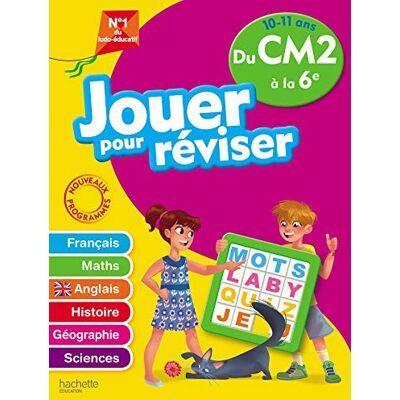 Collectif Jouer Pour Réviser Du Cm2 À La 6e, 10-11 Ans : Français, Maths, Anglais, Histoire, Géographie, Sciences - Publicité Collectif Jouer Pour Réviser Du Cm2 À La 6e, 10-11 Ans : Français, Maths, Anglais, Histoire, Géographie, Sciences - Publicité