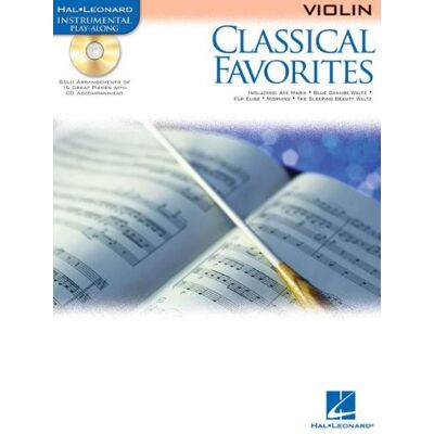 Various Classical Favourites Violin Vln Book/cd (Hal Leonard Instrumental Play-Along) - Publicité Various Classical Favourites Violin Vln Book/cd (Hal Leonard Instrumental Play-Along) - Publicité