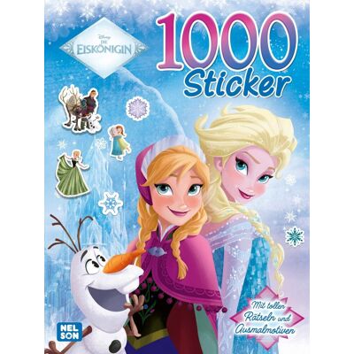Disney Die Eiskönigin: 1000 Sticker: Mit Tollen Rätseln Und Ausmalmotiven Buntes Beschäftigungsbuch Für Kinder Ab 4 Jahren - Publicité Disney Die Eiskönigin: 1000 Sticker: Mit Tollen Rätseln Und Ausmalmotiven Buntes Beschäftigungsbuch Für Kinder Ab 4 Jahren - Publicité