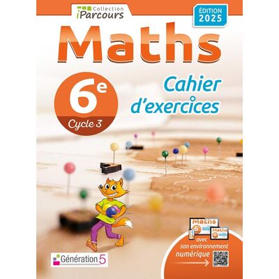 Katia Hache Cahier D'Exercices Iparcours Maths 6e (Édition 2025) - Publicité Katia Hache Cahier D'Exercices Iparcours Maths 6e (Édition 2025) - Publicité