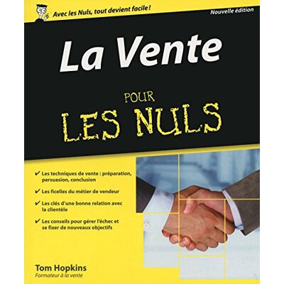 Tom Hopkins La Vente Pour Les Nuls - Publicité Tom Hopkins La Vente Pour Les Nuls - Publicité