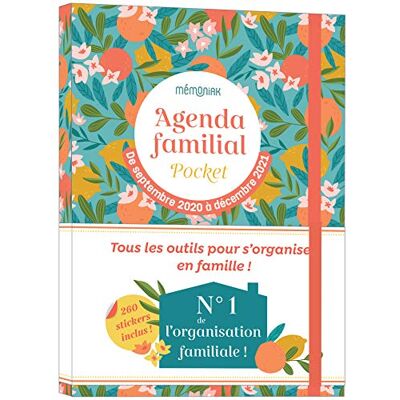 Editions 365 Agenda Familial Pocket : De Septembre 2020 À Décembre 2021 - Publicité Editions 365 Agenda Familial Pocket : De Septembre 2020 À Décembre 2021 - Publicité