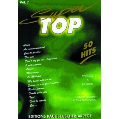 Collectif Partition : Super Top, Numero 7 - Publicité Collectif Partition : Super Top, Numero 7 - Publicité